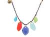 Diverse femei Disney Couture - The Princess & The Frog Stained Glass Necklace - Gold/Multi