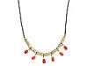 Diverse femei fossil - carnelian drops necklace -