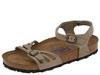 Sandale femei Birkenstock - Bali Soft Footbed - Taupe Silky Suede