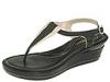 Sandale femei Cole Haan - Air Laetitia T-Strap - Black/Soft Gold Pearlized