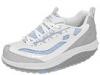 Adidasi femei Skechers - Shape Ups - Jump Start - White/Silver/Blue