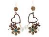 Diverse femei Betsey Johnson - Jungle Fever Heart Drop Earrings - Leopard