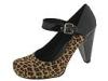 Pantofi femei via spiga - lire - black leopard pony