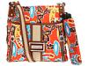 Posete femei Franco Sarto - Waverly Crossbody - Orange Paisley Print