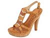 Sandale femei Frye - Dara Canvas - Cognac Multi