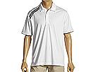 Tricouri barbati Adidas - ClimaCool&#174  3-Stripes Short Sleeve Polo Shirt - White