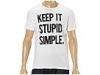 Tricouri barbati modern amusement - keep it stupid