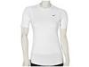 Tricouri femei Nike - Personal Best Short-Sleeve Baselayer - White/Black