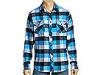 Bluze barbati Fox - Indecision Flannel L/S Button Down Shirt - Electric Blue
