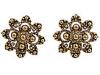 Diverse femei Carolee - Good As Gold Large Cluster Button Earrings - Gold