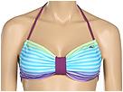 Special Vara femei Oneill - Cabana Stripe Sweatheart Bra Top - Blue