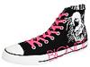 Adidasi femei Converse - Chuck Taylor&#174  All Star&#174  Blondie Print Hi - Black/White/Neon Pink