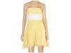 Rochii femei Betsey Johnson - Evening Sequin Cafe De Paris Strapless Dress - Yellow