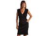 Rochii femei Calvin Klein (CK) - Classic V-Neck Dress - Black