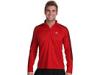 Bluze barbati Adidas - Response DS Long Sleeve Half Zip - University Red/Black