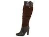 Cizme femei Nine West - Sphinx - Dark Brown/Dark Brown Suede