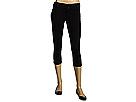 Pantaloni femei DKNY - Cropped Moto Skinny Pant - Black