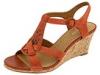 Sandale femei clarks - miami beach - orange leather