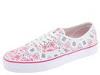 Adidasi barbati Vans - Authentic - (Scorpio Paisley) True White/Neon Purple