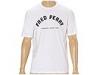 Tricouri barbati Fred Perry - Flocked Arch Branded T-Shirt - White/Navy