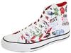 Adidasi femei Converse - Chuck TaylorÂ® All StarÂ® Graffiti Print Hi - White/Black/Red