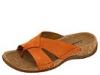 Sandale femei clarks - santiago with cork - orange