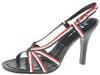 Sandale femei daniblack - Viveca - Black/White/Red Vachetta