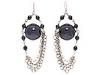 Diverse femei Chan Luu - Chains, Pearls & Whips Earrings - Black