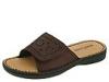 Sandale femei Minnetonka - Newbury Adjustable Slide - Brown Leather