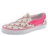 Adidasi barbati Vans - Classic Slip-On - (Pink Flamingos) True White/Neon Pink