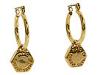Diverse femei Marc Jacobs - Iconic Charms Bolt Hoop Earrings - Oro