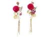 Diverse femei Betsey Johnson - Varsity Crush Multi Cluster Earrings - Pink Multi/Antique Gold
