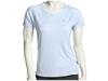 Tricouri femei Nike - Short-Sleeve Dri-Fit Soft Hand Baselayer - Blue Ice/Blue Ice/Purple Slate/(Reflective Silver)