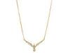 Diverse femei fossil - flying bird necklace - gold