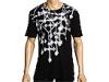 Tricouri barbati Just Cavalli - VO373182646900 - Black Belt Chain Splatter