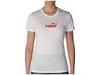 Tricouri femei Puma Lifestyle - #1 Logo Sheer Tee - White/Bright Rose