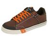 Adidasi barbati ECKO - Walsall - Brown Leather/ Orange Trim