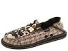 Balerini femei Skechers - Chi Chi - Glitter Bug - Chocolate Patchwork Canvas