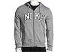 Bluze barbati Nike - Arch Fleece Full-Zip Hoodie - Dark Grey Heather/Dark Grey Heather/White