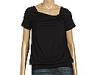 Tricouri femei DKNY - S/S Knotted Tee - Black