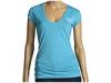 Tricouri femei Puma Lifestyle - Core Heather Tee - Blue Mist