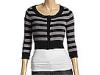 Bluze femei Betsey Johnson - Stripes & Zippers Cardigan - Black