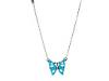 Diverse femei Lucky Brand - Nature Mini Butterfly Necklace - Turquoise