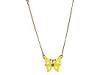 Diverse femei Lucky Brand - Nature Mini Butterfly Necklace - Yellow