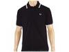 Tricouri barbati Fred Perry - Twin Tipped Polo Shirt - Navy/White/White