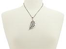 Diverse femei Jessica Simpson - Glam Garden Single Leaf Necklace - Silver