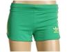 Pantaloni femei Adidas Originals - 3-Stripes Hot pants - Matt Green/Matt Yellow