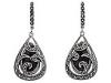 Diverse femei judith jack - flamenco teardrop onyx earrings -