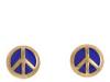 Diverse femei lucky brand - enameled peace stud earrings - multi
