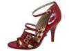 Pantofi femei Via Spiga - Mavis - Dark Red Patent/Land Snake